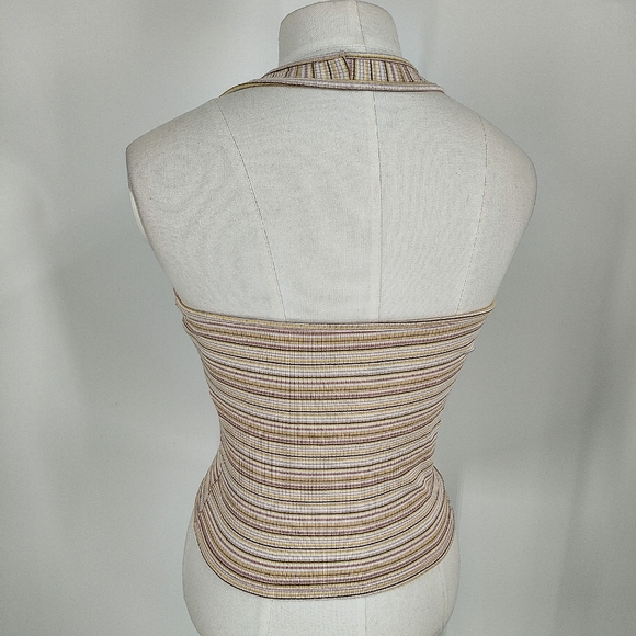 Striped Ribbed Tank Top - Picture 2 of 4